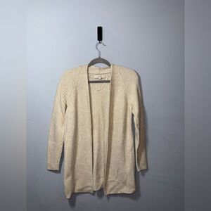 LOFT women’s wool blend open front knit cardigan size Small GUC